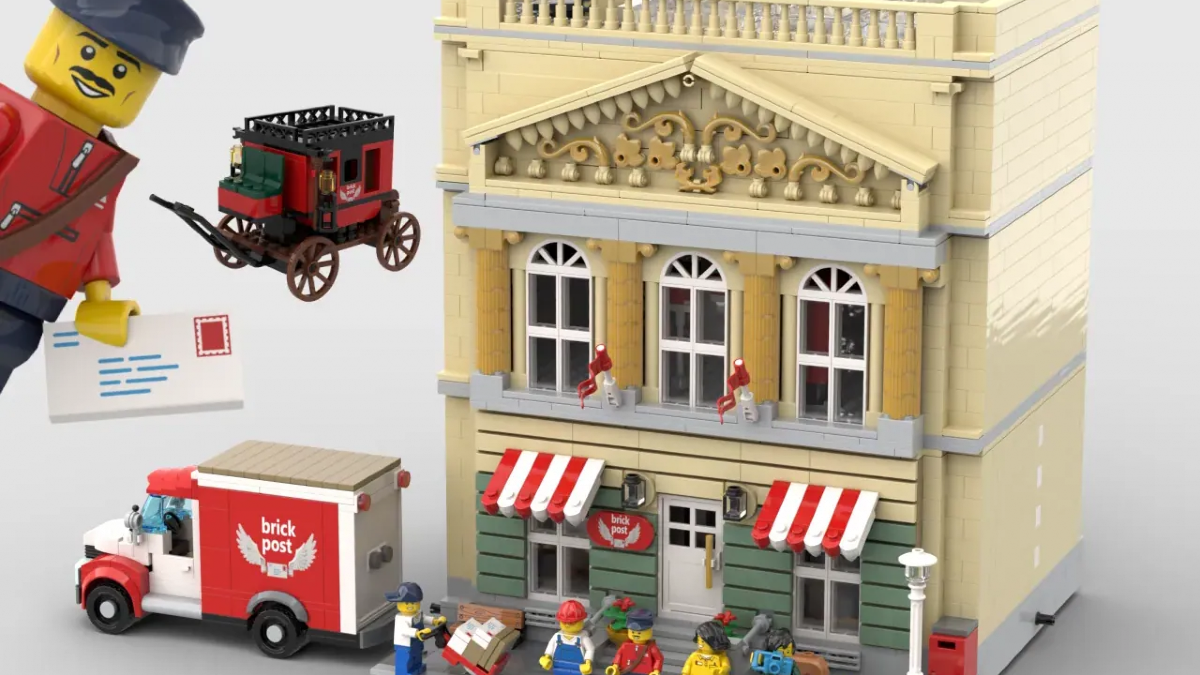 LEGO Ideas delivers post office modular building for review