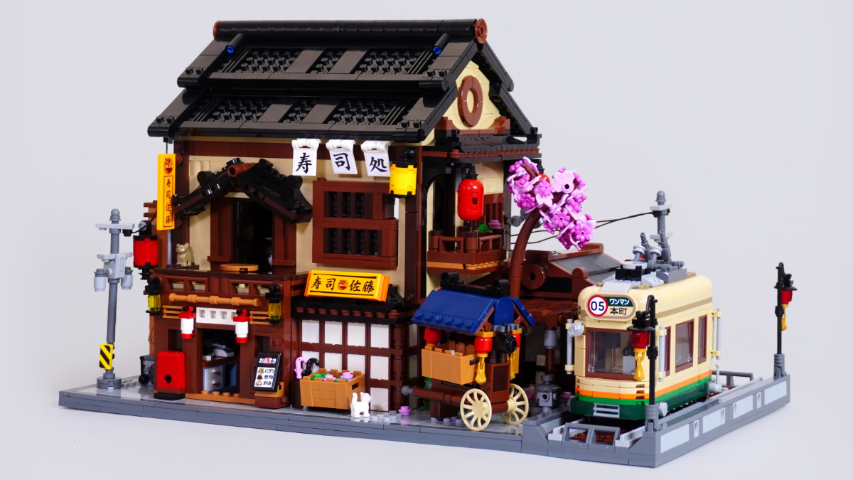 Hands-on: BrickLink Series 7's Sushi Restaurant feels like Studio Ghibli LEGO
