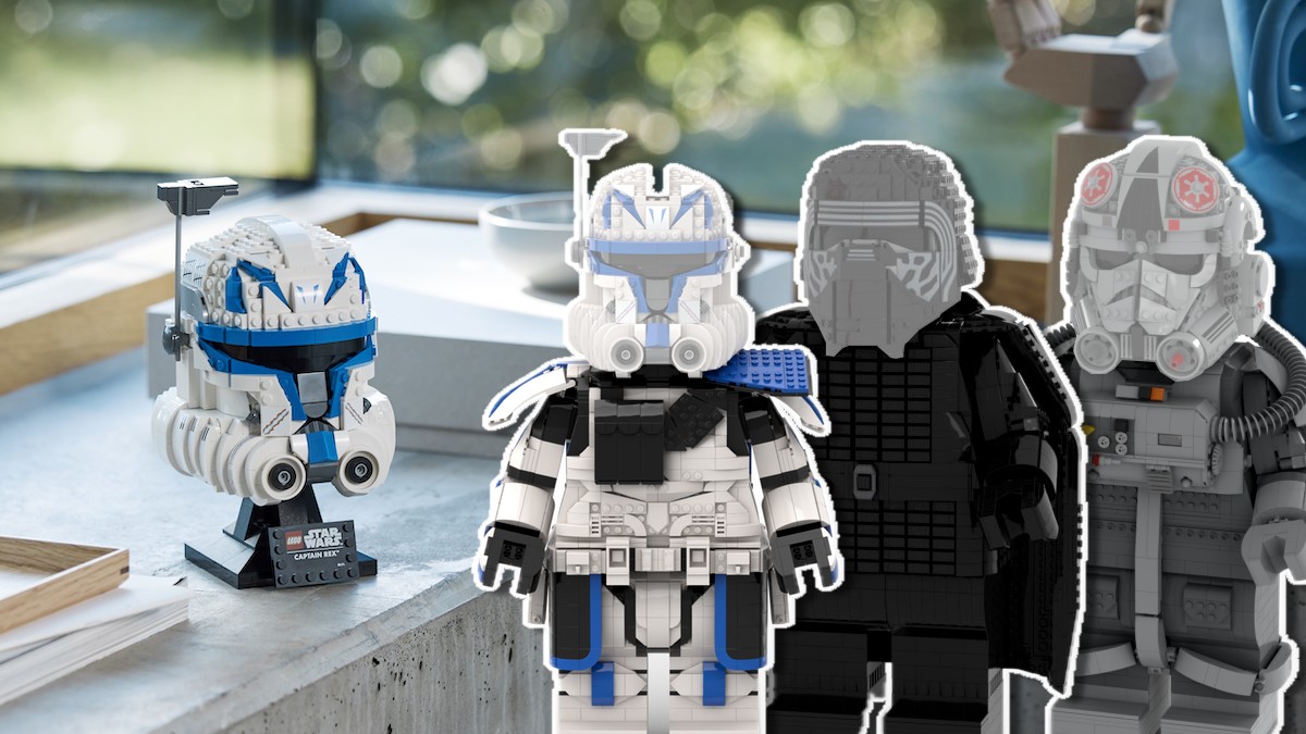 Turn LEGO Star Wars helmets into up-scaled minifigures