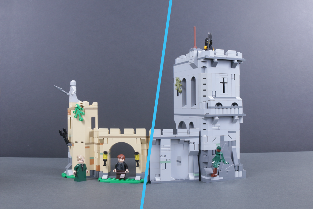 LEGO Harry Potter 76447 Hogwarts Castle Flying Lessons LEGO Castle conversion 29 1024x683