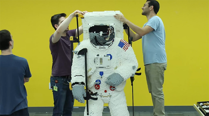 Life-sized LEGO Apollo 11 Astronaut build for Moon landing’s 50th anniversary