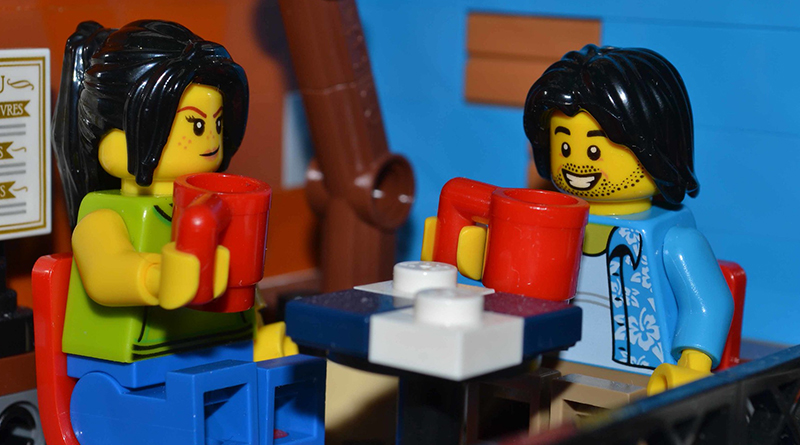 Brick Pic of the Day: Coffee catch up