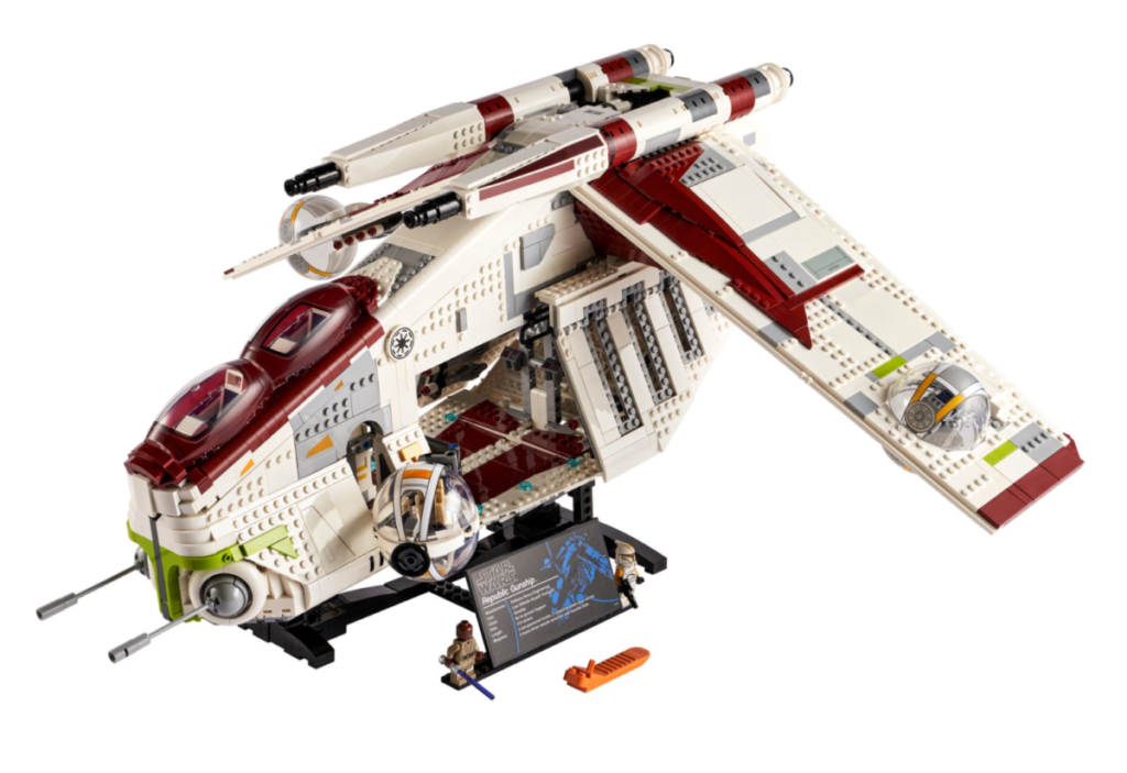 LEGO Star Wars 75309 Republic Gunship contents 1024x703
