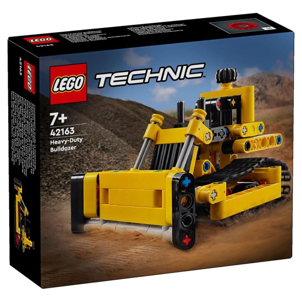 LEGO Technic 42163 Heavy Duty Bulldozer box front 1024x1024