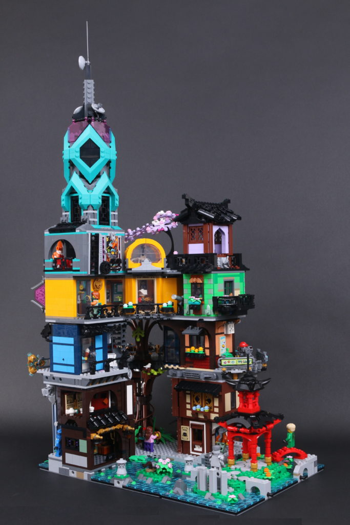 LEGO NINJAGO 71741 NINJAGO City Gardens review 13