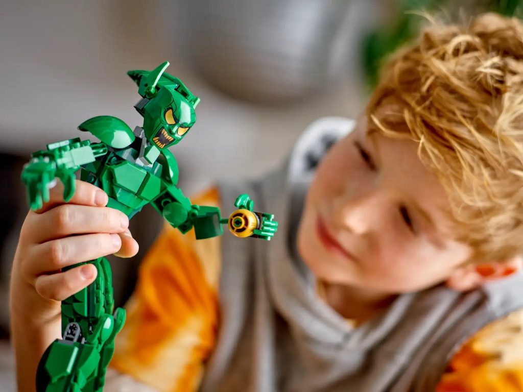 LEGO Marvel 76284 Green Goblin Construction Figure Lifestyle 2 1024x768