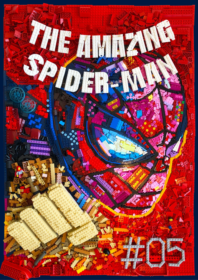 LEGO Ideas Spider Man comic book contest winner brick