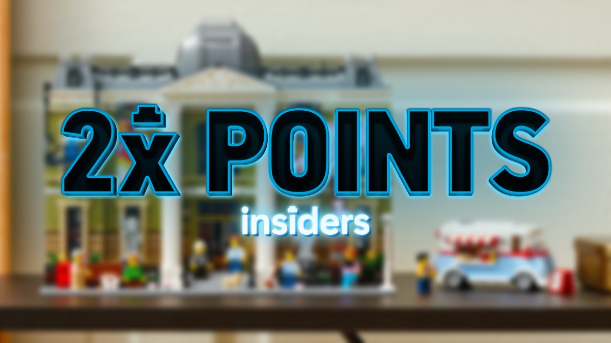 Last chance for double points when shopping at LEGO