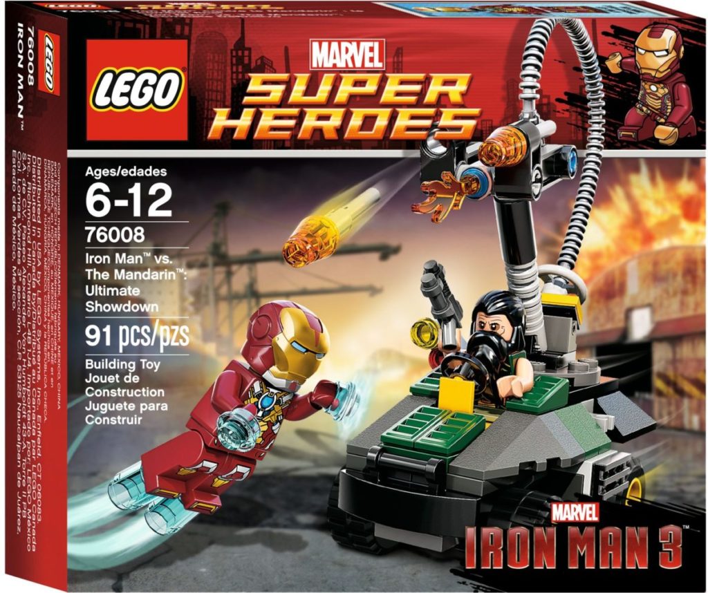 LEGO Marvel Iron Man 76088 Iron Man vs. The Mandarin Ultimate Showdown box 1024x858
