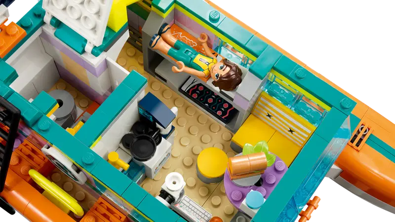 LEGO Friends 41734 Sea Rescue Boat Interior