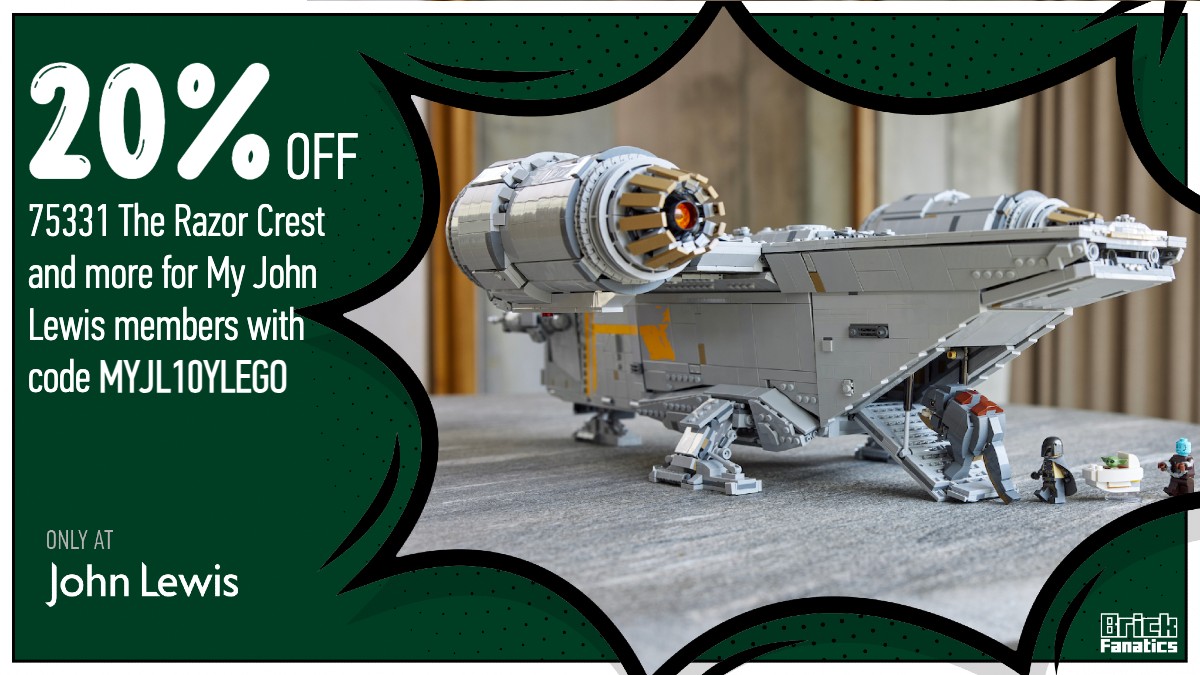 20% off the largest LEGO Star Wars Razor Crest model ever in John Lewis sale