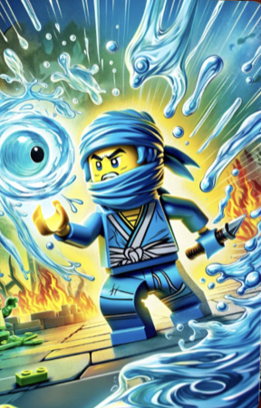 Examples of LEGO NINJAGI AI Art 1 1