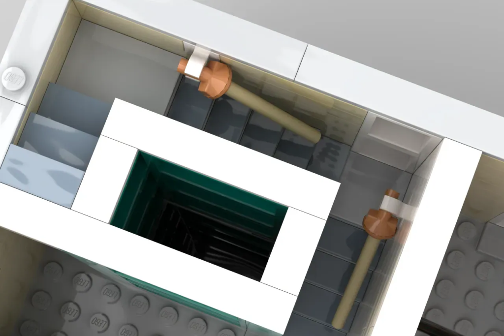 LEGO Ideas Modular Post Office in Neoclassical Style 15 1024x683