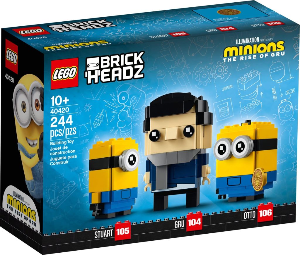 LEGO BrickHeadz Minions 40420 Gru Stuart and Otto 2