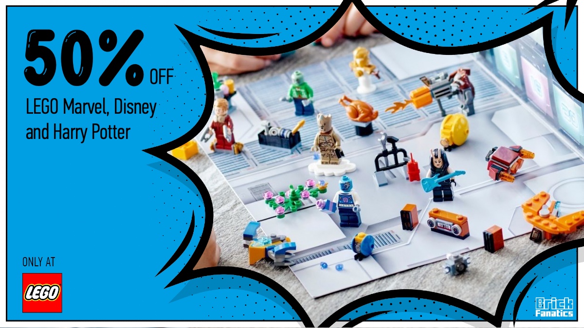 50% off retiring LEGO Marvel, Disney and Harry Potter sets at official online store