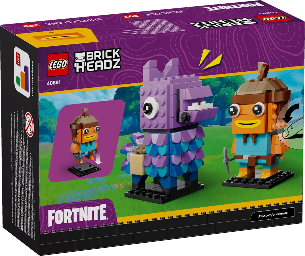 LEGO BrickHeadz 40881 Supply Llama Fishstick Figures 2 1200x1007