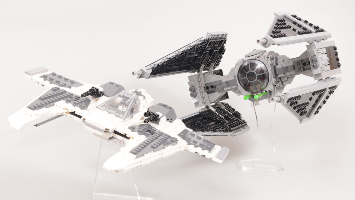 LEGO Star Wars 75348 Mandalorian Fang Fighter vs. TIE Interceptor review