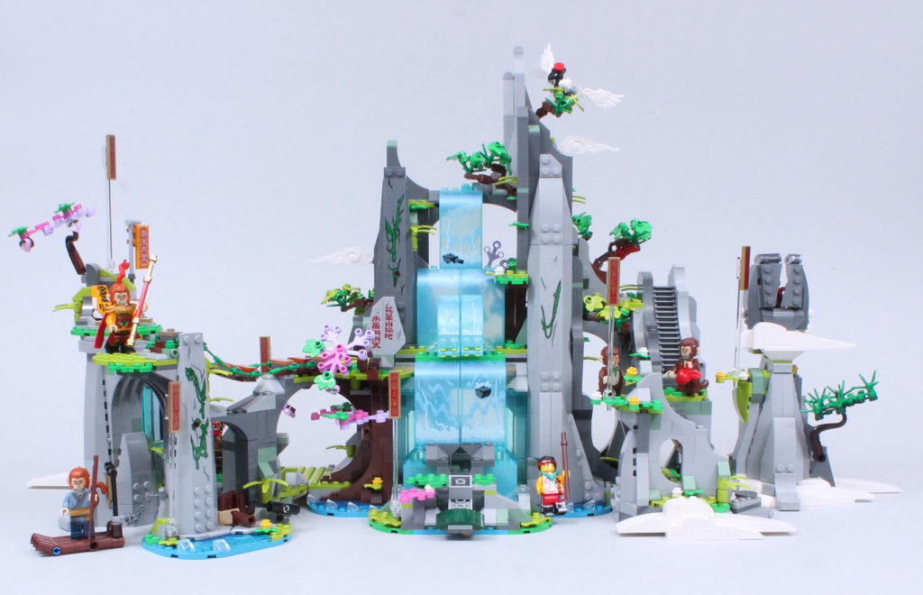 LEGO Monkie Kid 80024 The Legendary Flower Fruit Mountain review 2