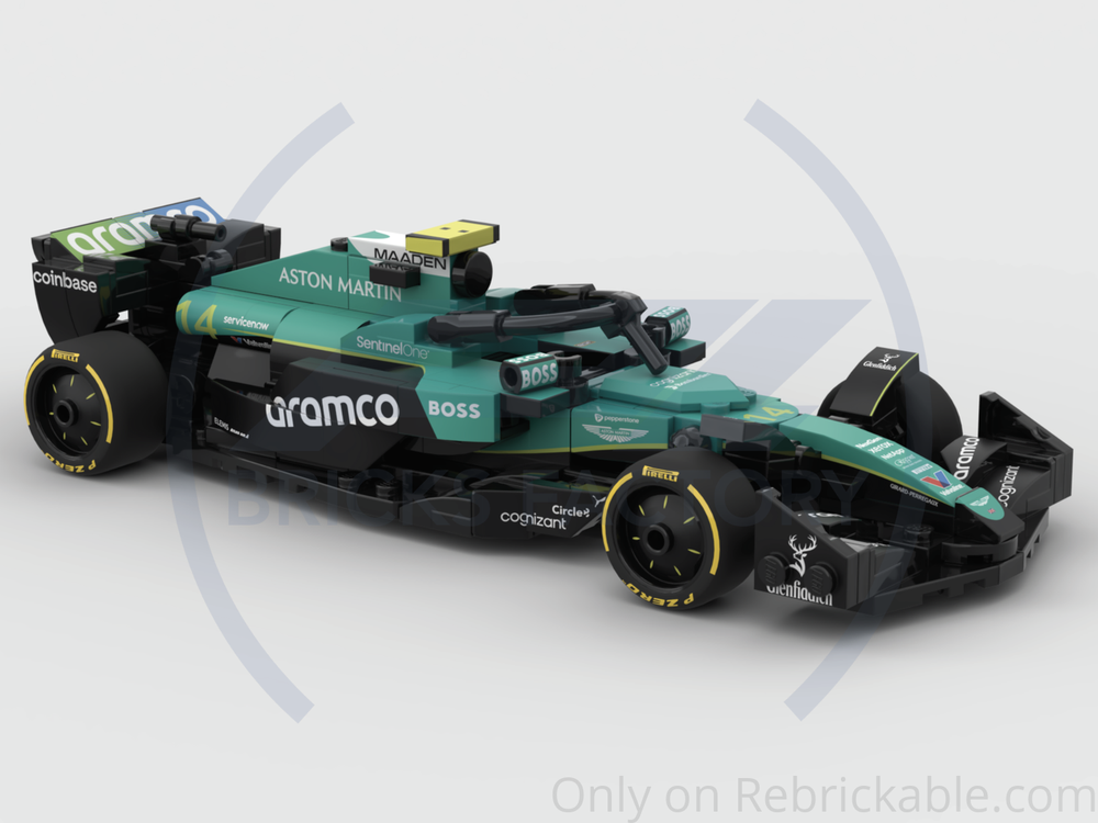 pit lane bricks factory f1 aston martin amr25