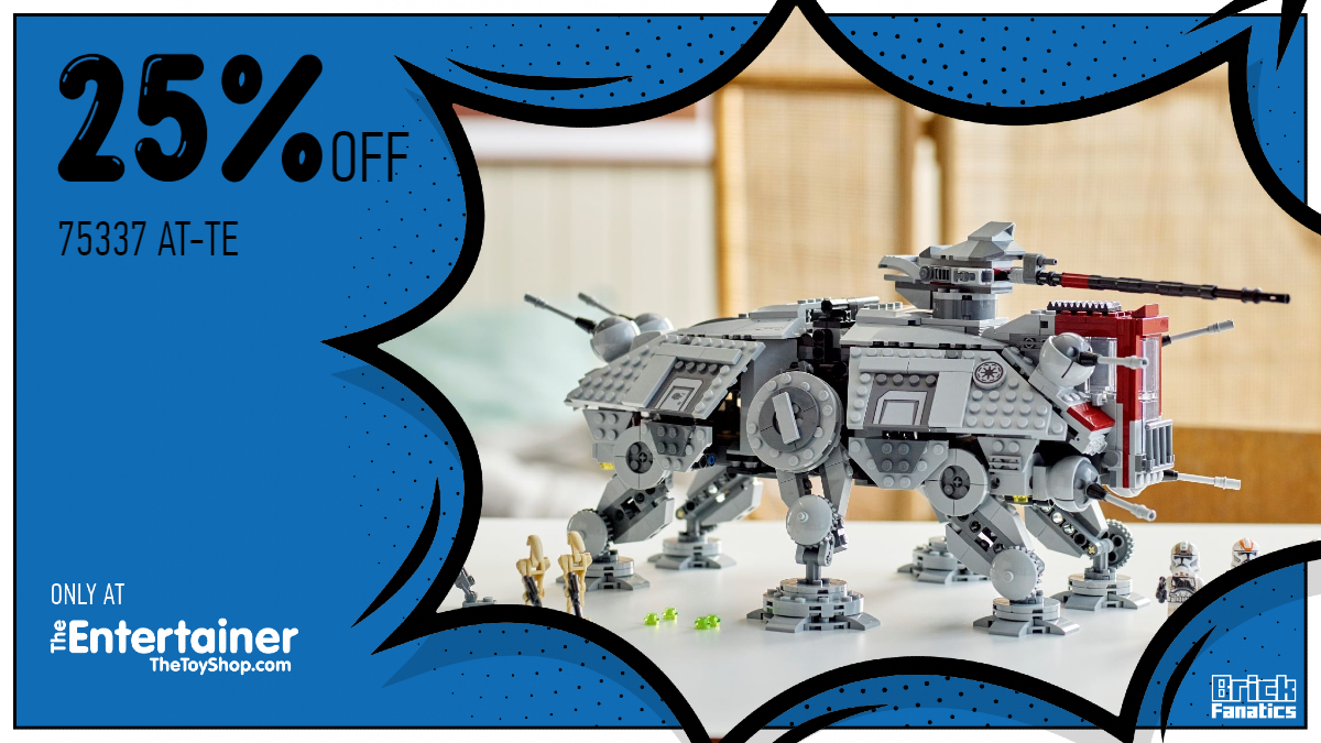 Massive 25% off LEGO Star Wars 75337 AT-TE Walker at The Entertainer