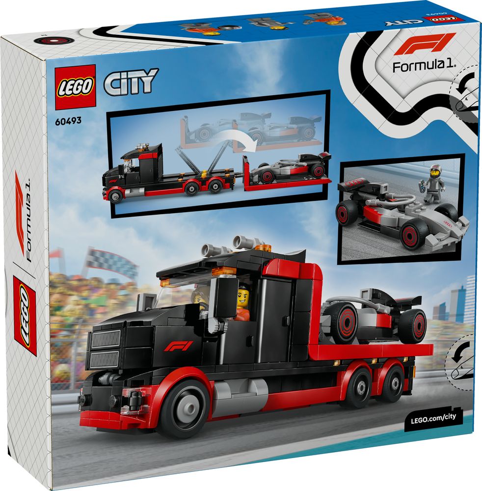 LEGO City 60493 F1 Truck with Audi F1 Race Car 2